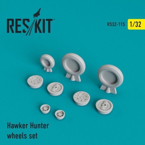 RESKIT RS32-0115 Hawker Hunter wheels set  1/32