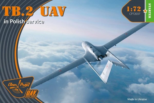 Clear Prop! CP72037 TB.2 UAV in Polish service STARTER KIT 1/72