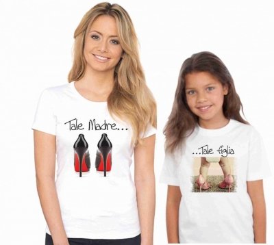 T-shirt mamma e figlia