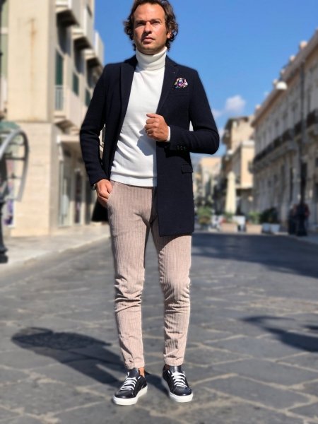 Paul Miranda - Pantaloni in velluto beige - Rocciatore - Gogolfun.it