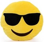 Poduszka Dekoracyjna  Emotki Emoji - okulary