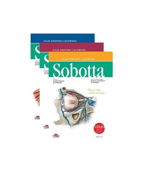 Atlas anatomii człowieka Sobotta tom 1-3 Komplet