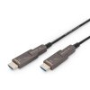 Kabel DIGITUS połączeniowy hybrydowy AOC HDMI 2.0 Premium High Speed Ethernet 4K60Hz UHD HDMI D/A HDMI D/A M/M czarny 30m