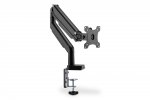 Ramię biurkowe pojedyncze (zacisk) DIGITUS 1xLCD max.32"max. 9kg uchylno-obrotowe