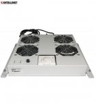 Panel chłodzący Intellinet Rack 19&quot; 4xwentylator, sufitowy z termostatem