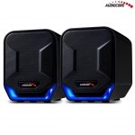 Głośniki Audiocore AC865B komputerowe 6W USB Blue&amp;Black