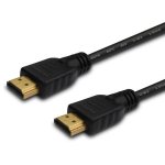 Kabel HDMI v1.4 Savio CL-37 1m, czarny, złote końcówki