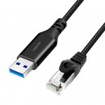 OUTLET: Kabel adapter LogiLink CU0406 Ethernet USB 3.0, A/M do RJ45/M, aktywny, 10 m - OTW OPAK