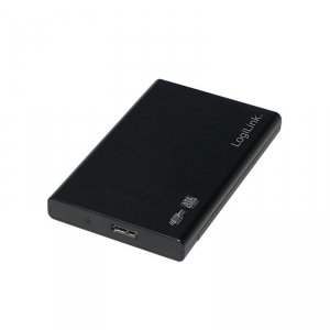 Obudowa na dysk LogiLink UA0275 2,5&quot; SATA/SSD, USB3.0, 6.35 cm, czarna