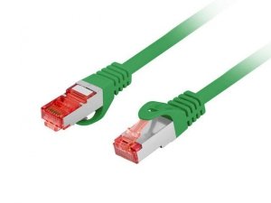 Patchcord Lanberg S/FTP kat.6 0,5m LSZH CU fluke passed zielony
