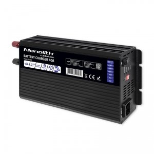 Ładowarka inteligentna Qoltec Monolith do akumulatorów LiFePO4 AGM GEL SLA | 40A | 12V