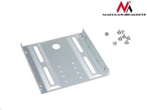 Adapter redukcja HDD/SSD Maclean MC-655 sanki szyna 3,5&quot; na 2,5&quot; metalowy