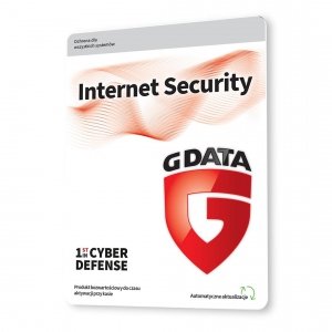 Oprogramowanie G DATA Internet Security 2PC 3lata karta-klucz