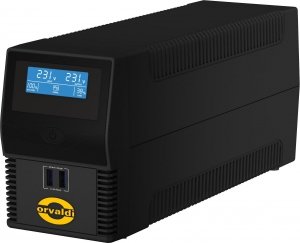 OUTLET: Zasilacz awaryjny UPS ORVALDI i600 LCD USB line-interactive - USZ OPAK