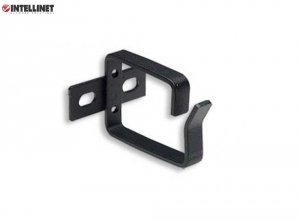 Organizer Kabli Intellient Rack 19&quot; pojedynczy uchwyt, czarny