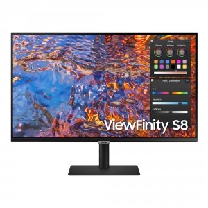 Monitor Samsung 32&quot; Viewfinity S8 LS32B800PXUXEN IPS 4K UHD 60Hz HDMI DP HUB RJ45