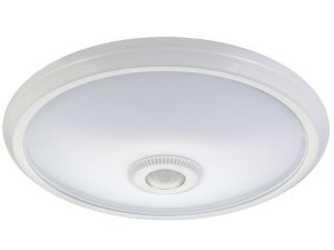 Plafon LED Maclean MCE131 ACU 12W z czujnikiem ruchu pir i zasilaniem awaryjnym zasięg 6m