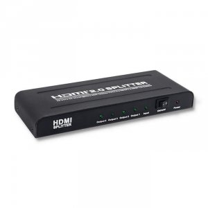 Rozdzielacz aktywny Qoltec Splitter HDMI 1x4 v.2.0