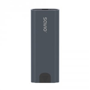 Obudowa na dysk M.2 SDD NVMe SAVIO AK-67, USB 3.1 Gen.2, 10 Gbps, szara