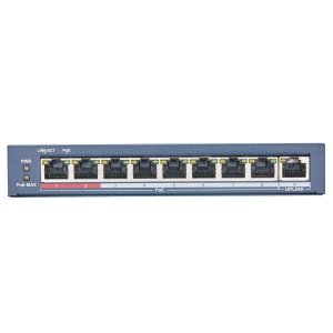 Switch niezarządzalny HIKVISION DS-3E0109P-E/MB 9x10/100Mbps 8xPoE 60W