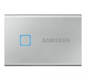Dysk SSD zewnętrzny Samsung T7 Portable Touch 2TB (1050/1000 MB/s) USB 3.1 Silver