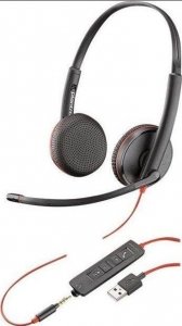 Słuchawki z mikrofonem Poly Blackwire C3225 nauszne USB-A/SINGLE UNIT