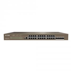 Switch zarządzalny IP-COM By Tenda G5328P-24-410W 24x 1GbE 4x SFP PoE 410 W