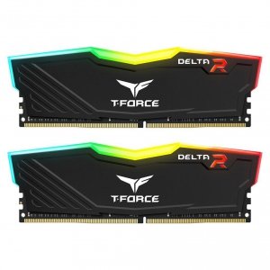Pamięć DDR4 Team Group T-FORCE Delta RGB 32GB (2x16GB) 3200MHz CL16 1,35V Czarna