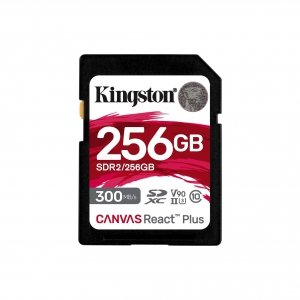 Karta pamięci Kingston SDXC Canvas React Plus 256GB Class 10 UHS-II
