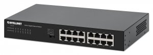Switch niezarządzalny Intellinet 16x 10/100/1000 Mbps desktop/Rack 19&quot; manual VLAN