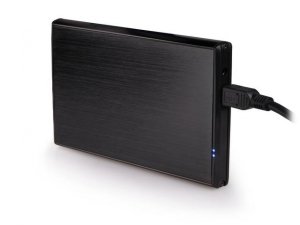 Obudowa na dysk HDD/SSD Natec RHINO USB 2.0 SATA 2,5&quot; Aluminum Black Slim