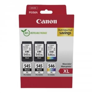 Zestaw tuszy Canon 2x PG-545XL Black 15ml 400 str. + CL-546XL Color 13ml 300 str. (8286B013)