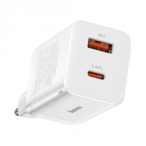 Ładowarka sieciowa Baseus Super Si Pro CCSUPP-E02 30W z gniazdem USB QC3.0 oraz USB-C PD 3.0