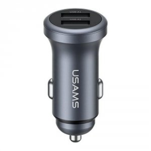 Ładowarka samochodowa Usams CC320 30W 2xUSB-A 2,4A