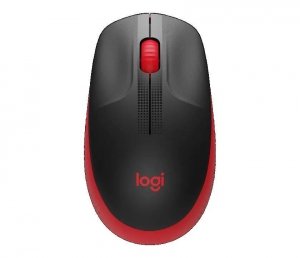 Mysz bezprzewodowa Logitech M190 optyczna czerwona