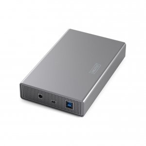 Obudowa DIGITUS USB 3.0 na dysk SSD/HDD 2.5&quot; oraz 3.5&quot; SATA III  max. 16 TB z zasilaczem, aluminiowa