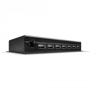 OUTLET: Hub USB 3.0 LINDY Metal 7 Port czarny - USZ OPAK