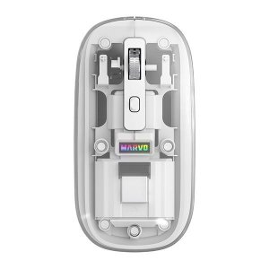 Mysz bezprzewodowa Marvo Prism B10 WH Bluetooth + 2,4 GHz
