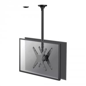 Uchwyt sufitowy na dwa monitory Neomounts FPMA-C340DBLACK 32"-75" max. 2x50kg max. VESA 400x400