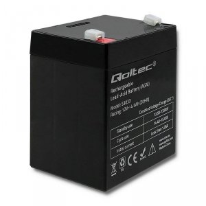 Akumulator AGM Qoltec 12V | 4.5Ah