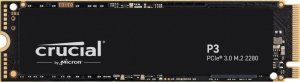 Dysk SSD Crucial P3 500GB M.2 2280 PCIe 3.0 NVMe (3500/1900 MB/s)