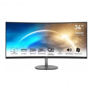 Monitor MSI 34&quot; PRO MP341CQ 2xHDMI DP głośniki
