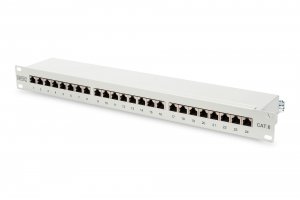 Patch panel DIGITUS 19&quot; 24x RJ45 S/FTP kat.6 1U