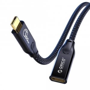 Przedłużacz USB-C Orico CY32-10-BK-BP 3.2 20Gbps, 4K, 100W, 1m