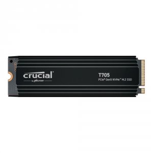 Dysk SSD Crucial T705 2TB M.2 PCIe 5.0 x4 NVMe 2.0 2280 (14500/12700MB/s) z radiatorem
