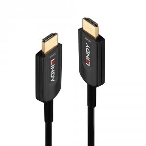 Kabel HDMI 2.1 LINDY Fibre Optic Hybrid Ultra High Speed 8K60 M/M 20m czarny