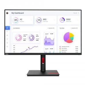 Monitor Lenovo 31,5&quot; ThinkVision T32p-30 (63D2GAT1EU) IPS 4K 60Hz HDMI DP HUB