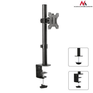 Uchwyt biurkowy do monitora Maclean MC-751 13-32&quot; 8kg czarny VESA 75x75 oraz 100x100