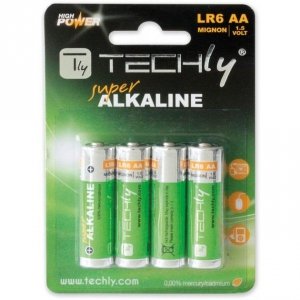 Baterie alkaliczne Techly 1,5V AA LR6 4szt.