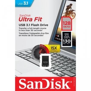 Pendrive SanDisk Ultra Fit 128GB USB 3.1 130MB/s
